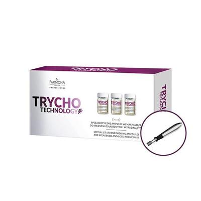 Farmona Trycho Technology Specjalistyczne Ampułki Wzmacniające Do Włosów Osłabionych I Wypadających 10 X 5 Ml