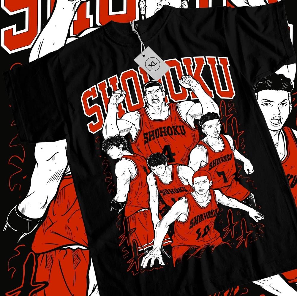 Slam Dunk Tshirt Slam Dunk Team Basketball Anime Sport Unisexga S
