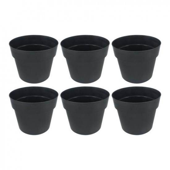 5 Gallon Pots For Plants 12 Inch Plastic Nursery Pots With Drainage Holes Round