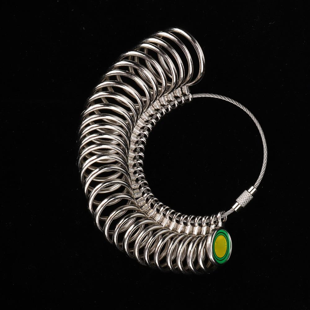 Silver Color Ring Sizer Japan Size Ring Gauge Professional Measuring Mandrel Stick  Jewelry Making