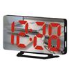 mirror digital display LED alarm clock multi-function sleepy luminous temperature desktop for students