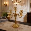 3/5-Arm European Vintage Floor Candelabra Romantic Wedding Decoration for Home Events