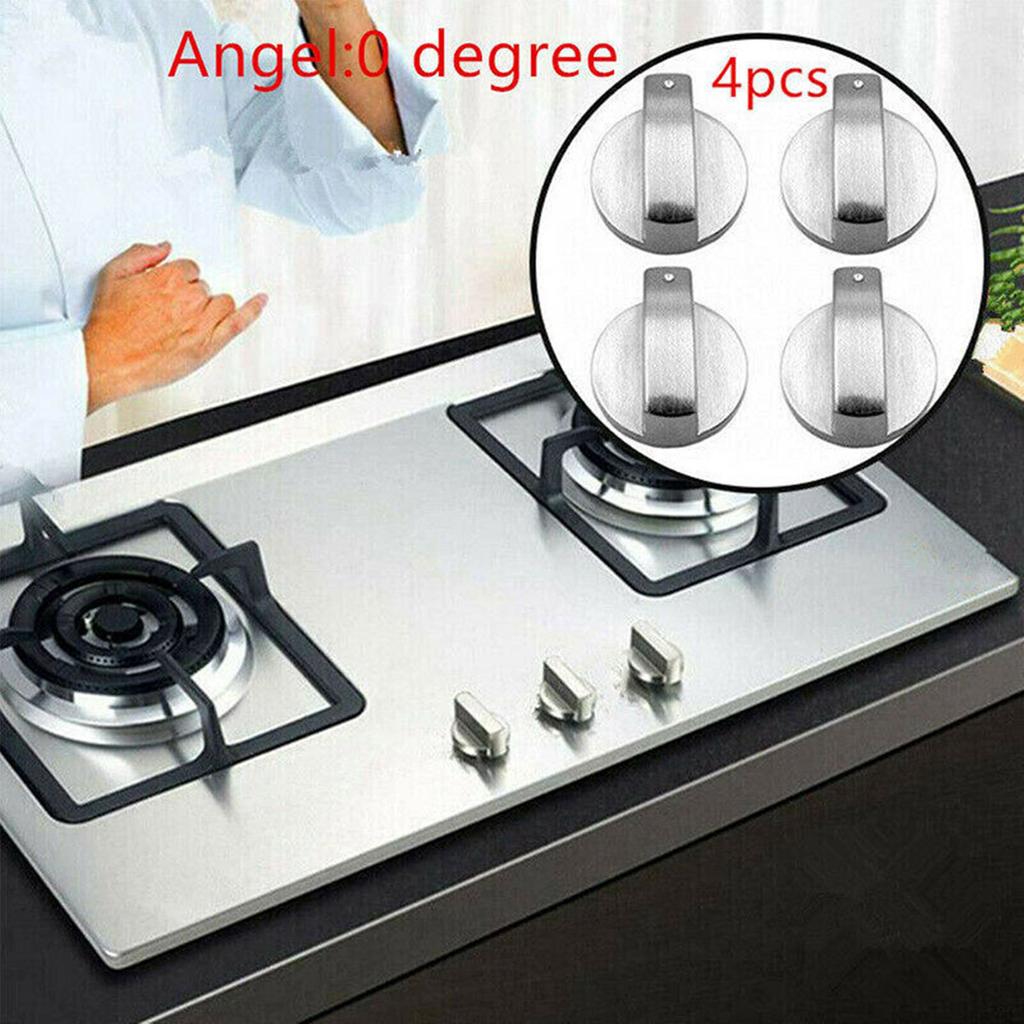 2/4 Stück Gasherdknöpfe Universal Metall Drehschalter Bedienknöpfe Ersatz Für Herd Backofen Kochfeld Bedienknöpfe Schalter