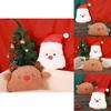 Christmas Santa Plush Toy Reindeer Pillow Soft Decor Gift For Holiday Season