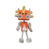 Handmade Punk Robot Pendant Zinc Alloy Black Nickel Pin Love Hammer Shovel Axe Microphone Badminton Racket Keychain Necklace