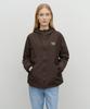 Marith + Franois Girbaud Classic Logo Over Fit Hooded Windbreaker Brown