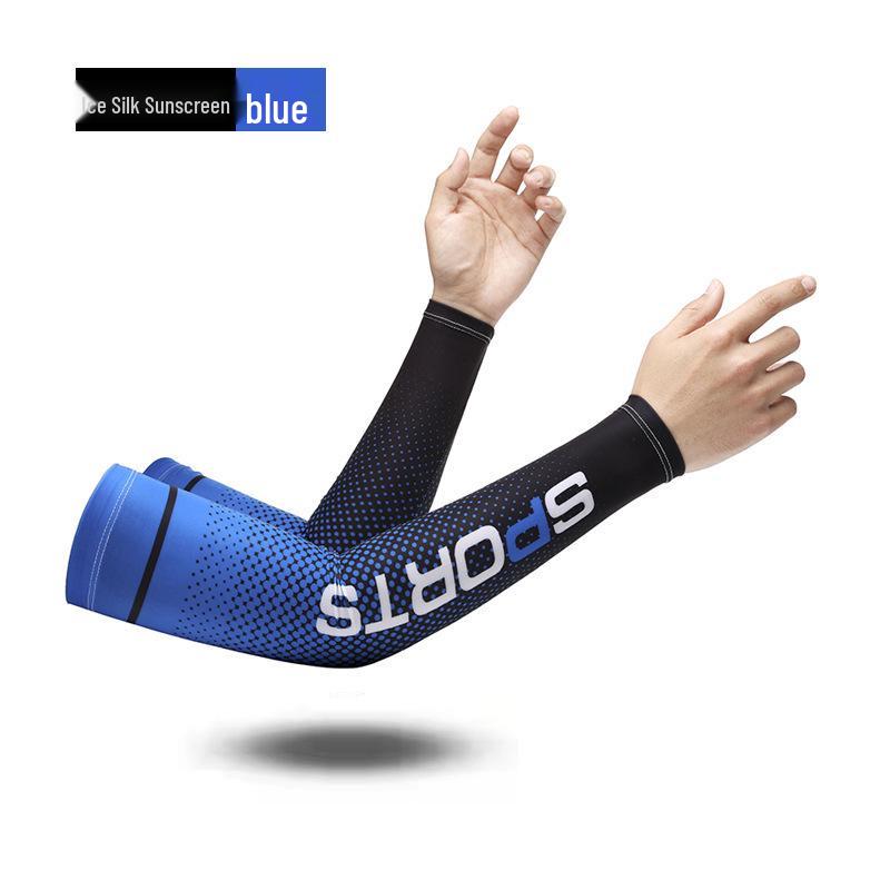 Ice Silk Sun Protection Sleeves for Men & Women - Summer Outdoor Sports Arm Coverage