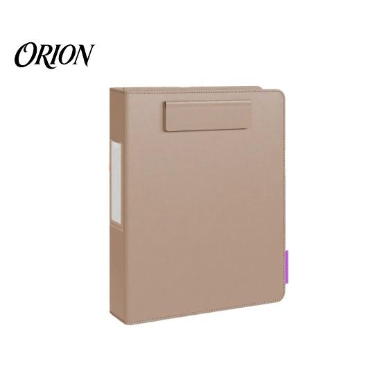 Pen Loop Notebook Folder 3 Ring Clipboard with Storage, Magnetic Clip Board 5 Expandable File Folders, Refillable Lined Notepad for Office School