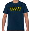 Tops T Shirt Unisex Waffle House Basic Black Geek Print Male Tshirt 3XL
