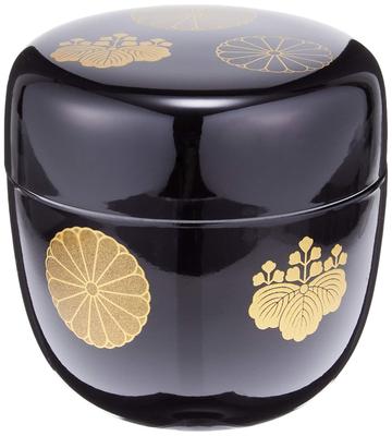 Nakatani Brothers Company Yamanaka Lacquerware Natsume Inner Black Kodaiji Makie 2.2 (with Lid) 33-4805 -