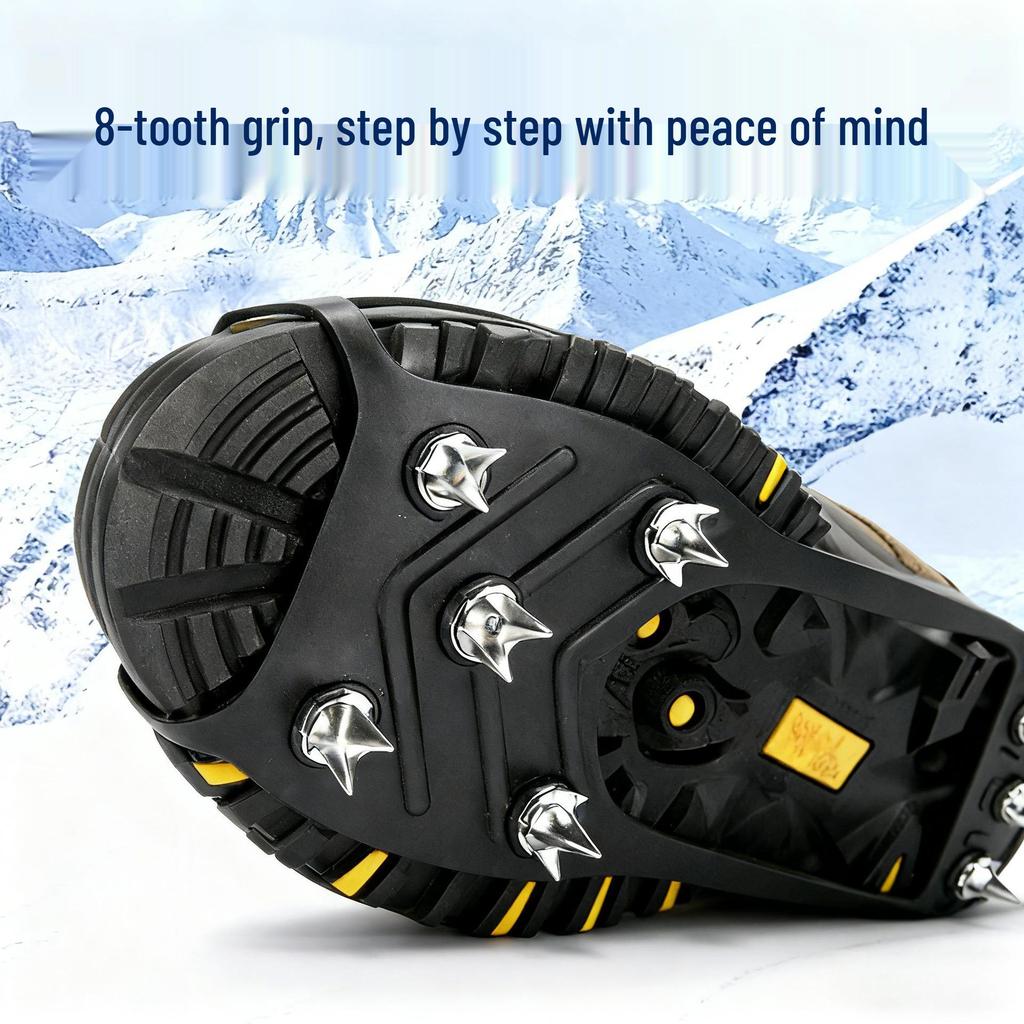 Anti-slip Ice & Snow Crampons: Outdoor Shoe Covers with Snow Claws