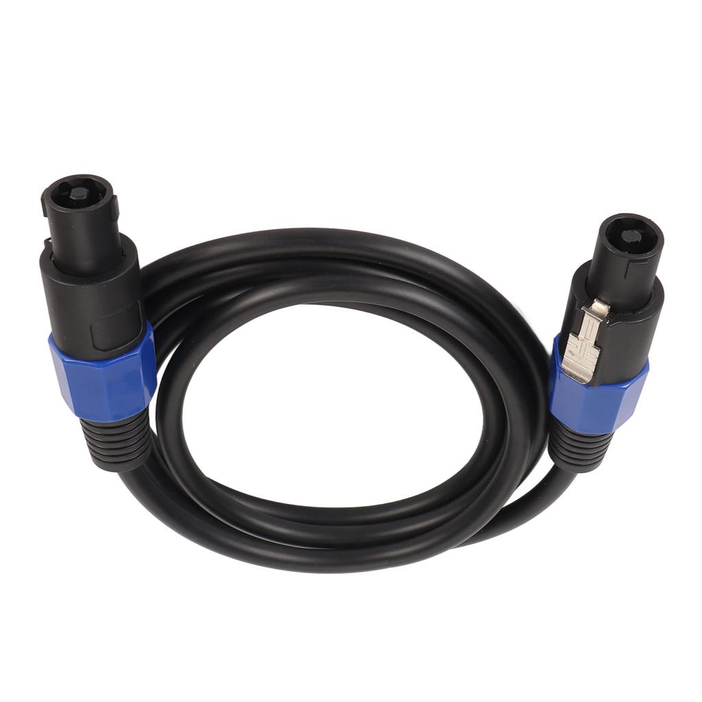 Speaker Connection Cable Male To Male Plug and Play Speaker Cord with Twist Lock for Stage Speaker Power Amplifier 25FT