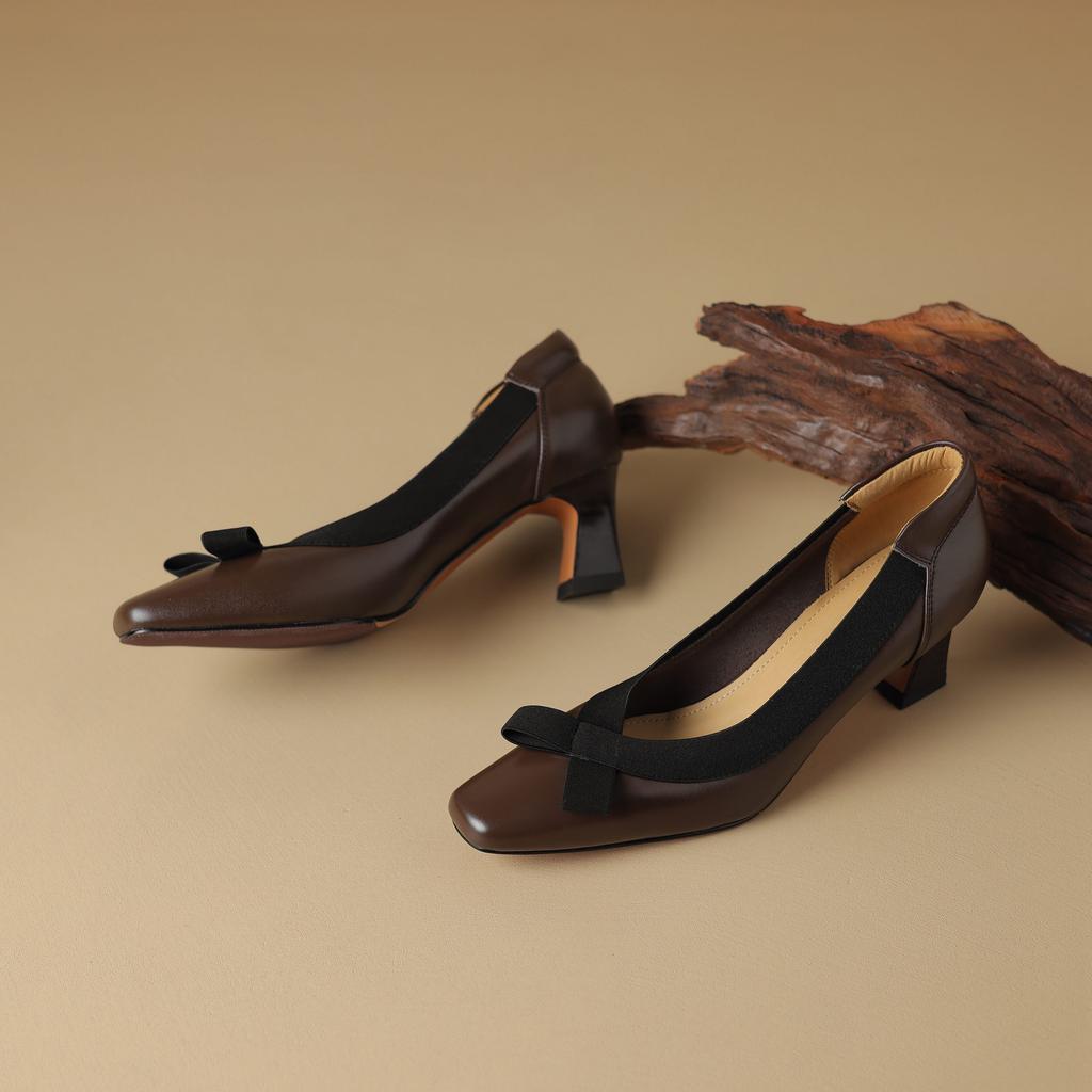 Krazing Pot Skóra Licowa Szpiczasty Nosek Rozmiar 40 Szpilki Metalowa Klamra Moda Gladiator Jesienne Czółenka