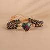 Double-Layer Heart Charm Friendship Bracelet