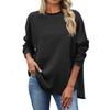 Women's Fashion Round Neck Long Sleeve Top