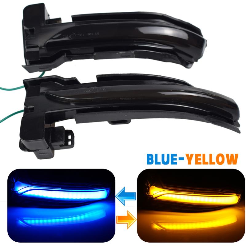 2 Pcs For Ford Focus 4 MK4 2018 2019 2020 Dynamic Turn Signal Lamp Rear Mirror Sequential Blinker LED Side Light Car Styling