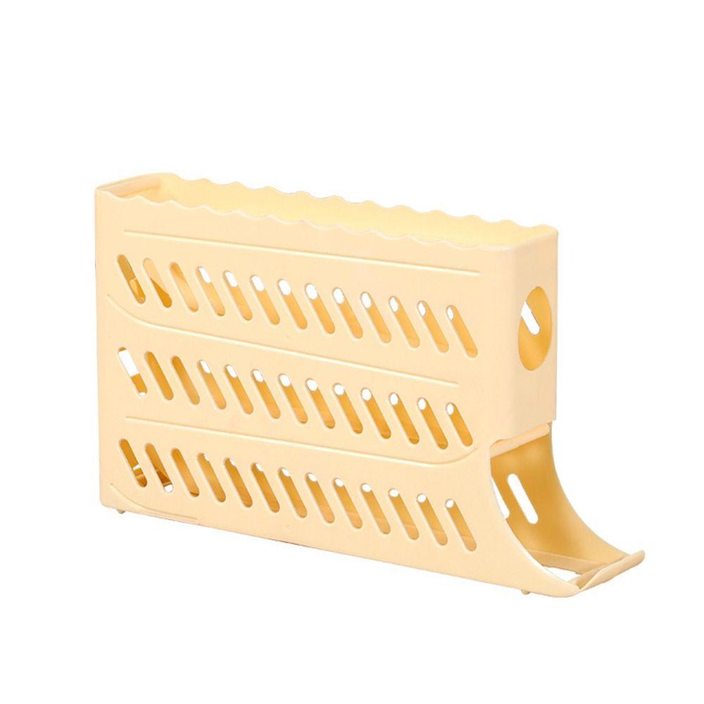 Органайзер для слайдов диспенсер для яиц холодильник большой емкости ящик для хранения яиц холодильник бежевый 3169₽