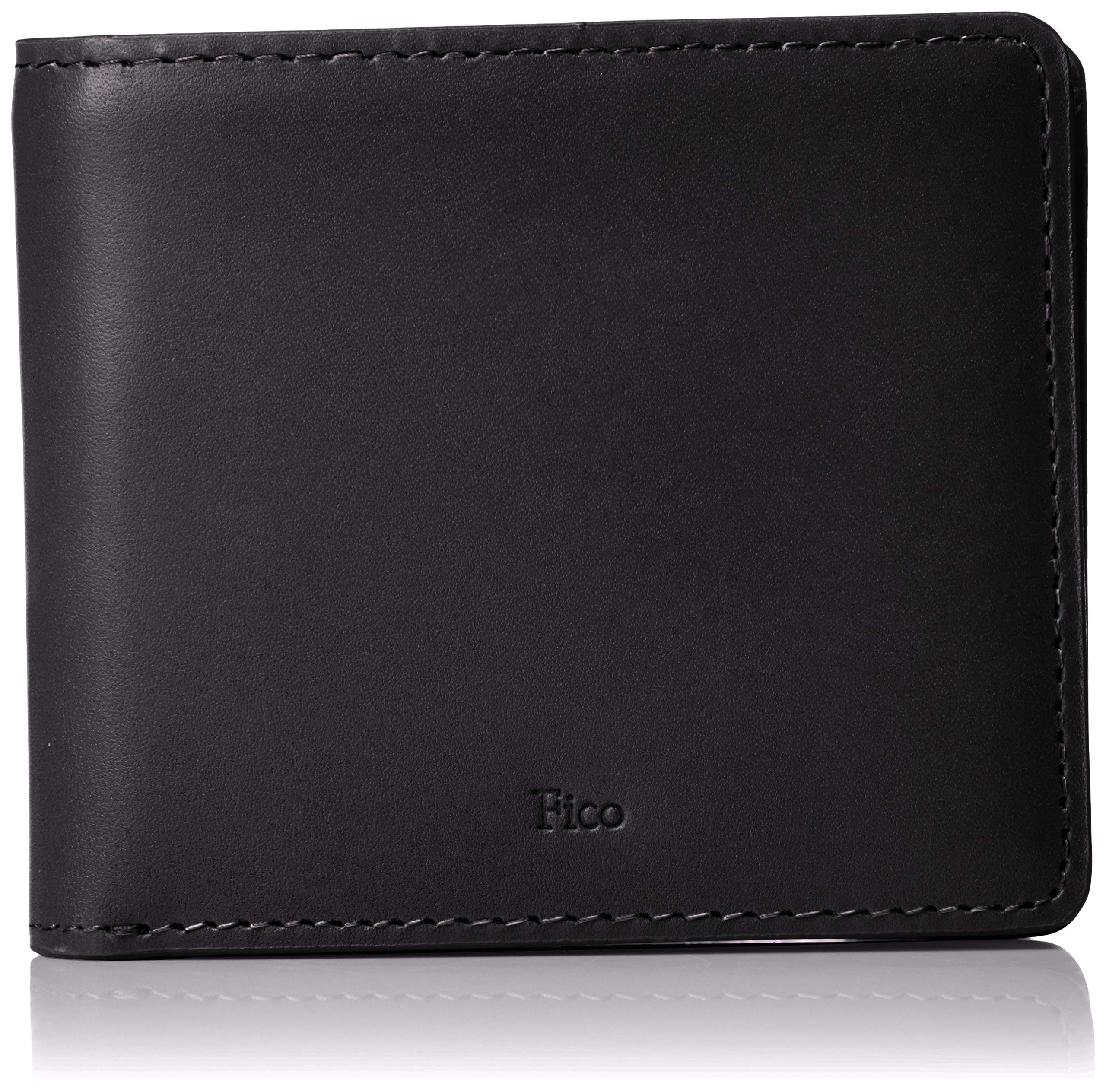 

Fico Fumosso Mini Wallet, Men s Bifold Wallet with Flap, Black, 58914