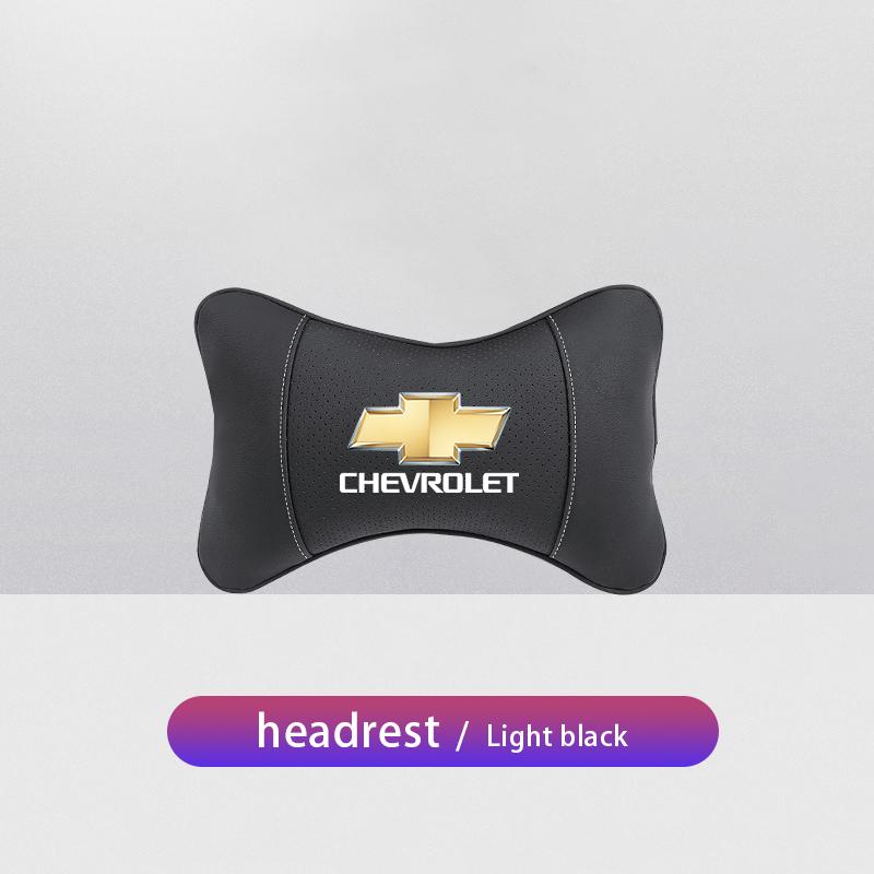 Car Seat Headrest Neck Pillow Auto Interior Accessories For Chevrolet Spark Captiva Cruze Tracker Orlando Trax Epica sticker