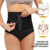 Female Spring and Summer Thin Style Belt Buckle Waist Anti  Go Out of Trace Ice Silk Lift Hip Abdominal Shaping Underwear