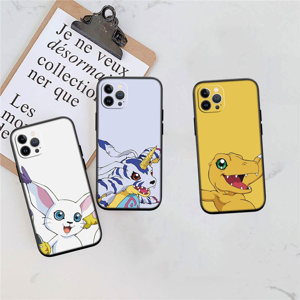 PP23 D-Digimons Soft Shell Phone Case for OPPO A40 A60 A80 A15 A16 A16K A12 A17 A17K A54 A54S A53 A53S A55 A56 A57 A98 F23