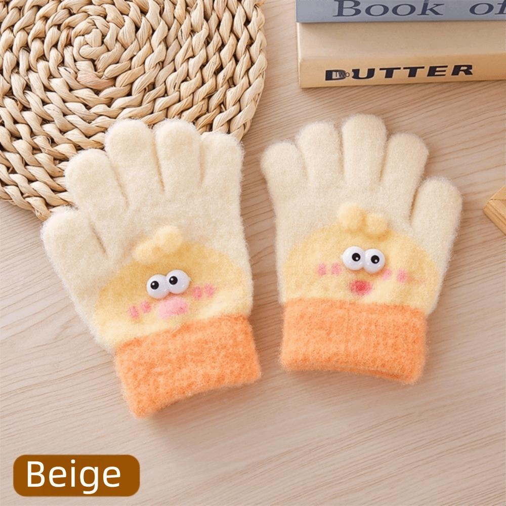 Barnes Varme Verktøy Vinter Barnehansker Fem Fingre Gutter og Jenter Kuldebestandig Hanske