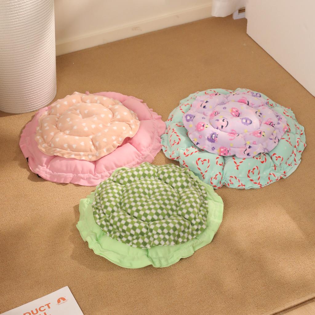 Caseta Cuatro Estaciones Nido para Mascotas Otoño e Invierno Nuevo Color Cachorro Nido Calabaza Cálido Nido para Gatos