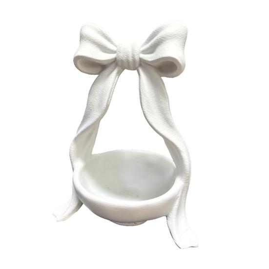 3D Printed Bow Jewelry Tray, Ring Dish, Entryway Table Trays, Decorative Trinket Dish, Jewelry Organizer Tray for Rings Necklaces Bracelets Keys