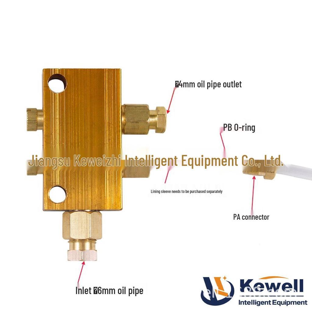Adjustable High-Pressure Centralized Lubrication Distributor Valve Manifold B-type Oil Block