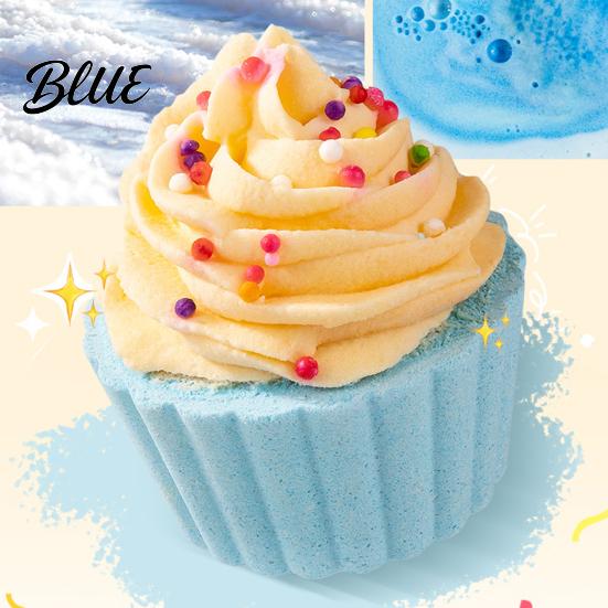 Cake Bath Bombs Cupcake Salt Plants Extract Essential Oils Handmade Fizzes Scent Balls Dry Skin Moisturizing Shower Ball Relaxation Spa Gift Kids