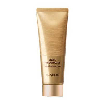 Snail Essential EX Deep Cleansing Foam 150g – Korean Facial Cleanser with Snail Mucin for Moisturizing