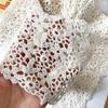Feminine Cotton Lace Scarf Elegant Floral Embroidery Shawl Stylish Fashion Accessory for Spring Summer Fall Outfits