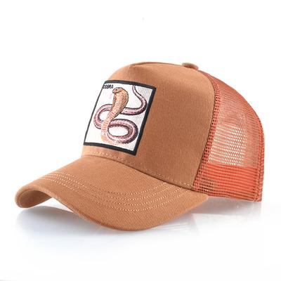 Unisex Trucker kepuraitė su kobros siuvinėjimo pleistru Snapback hiphopo beisbolo kepuraitės, vyriškos, moteriškos, keturių sezonų „Casquette Fashion Drake“ kepurė