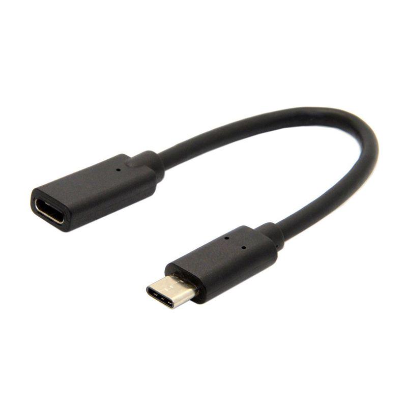 USB 3.1 Type C Male to Female Extension Cable Data Extender Cord Lead 0.5//1//2M