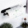Wall-Mounted Self-Adhesive Paper Towel Holder, Screw-On Kitchen Hanger
