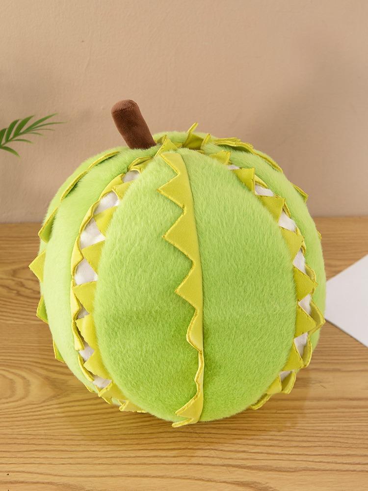 Kinder Durian Plüschtier Simulation Fruchtpuppe Dekompression Kreativ Abnehmbar und Reißbar Puppe Tiktok Kissen Ornament