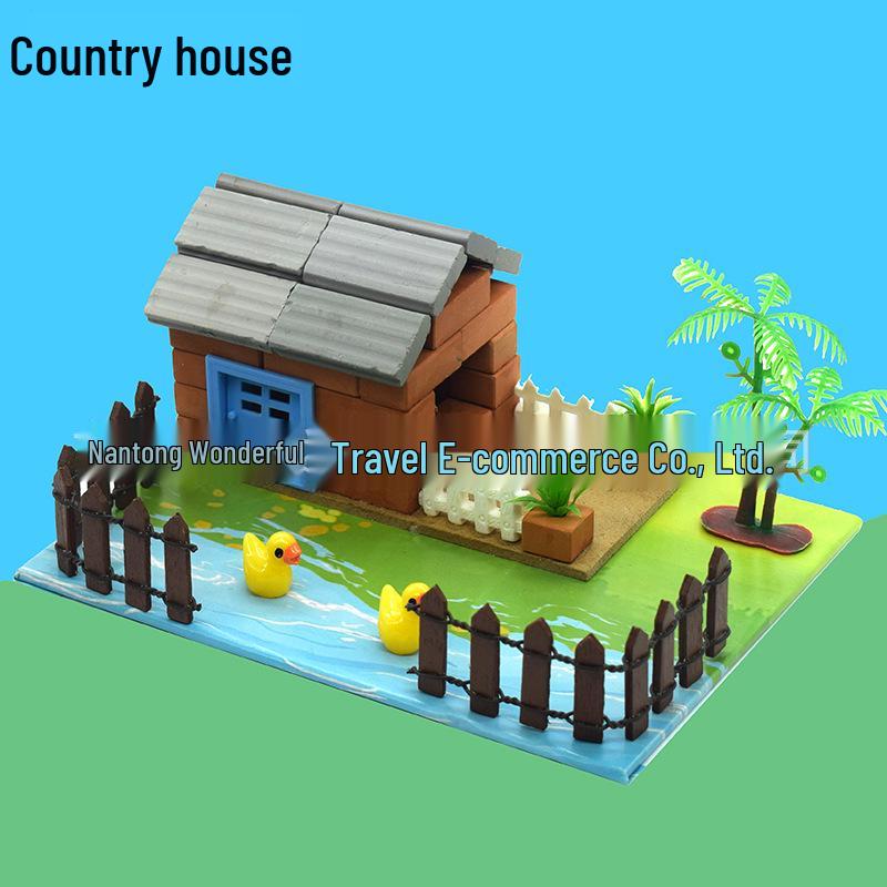 Little Bricklayer DIY Cement House Building Blocks - Educational Toy for Children