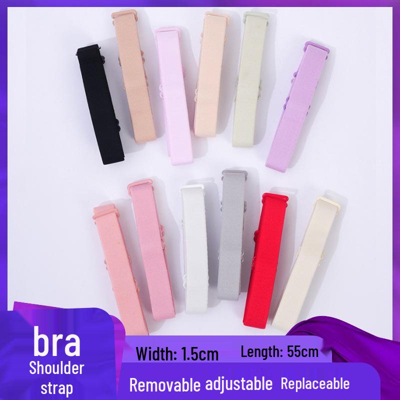 Elastic Detachable Bra Straps – 1.2cm To 2.5cm Width – Versatile and Exposable