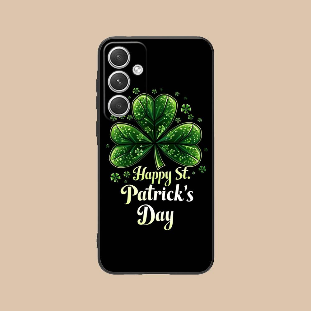 Saint Patrick's Day Mobile Phone Case for Samsung Galaxy S26 S25 S24 S23 S22 S21 S20 Note20 Plus FE Ultra Colorful Cover Cover