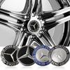 For Benz 4pcs Car Styling Wheel Center Hub Caps Rim Cover Badge Emblem Sticker AMG W213 W124 W108 W126 Exclusive W204 W222 W205