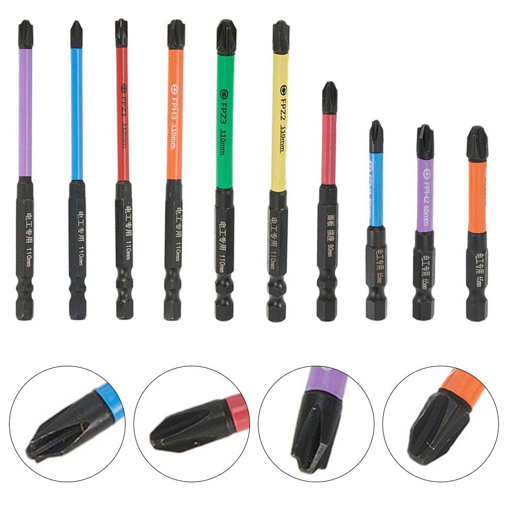 Color Differentiation PZ Screwdriver Bit For Electrician Brand New