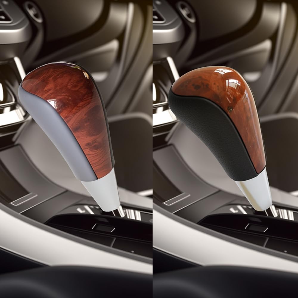 Wood Gear Shift Knob Car Automatic Wood Stick Shift Knob Compatible with Toyota 4Runner Camry RAV4 Solara Land Cruiser Avalon Venza Sienna Matrix