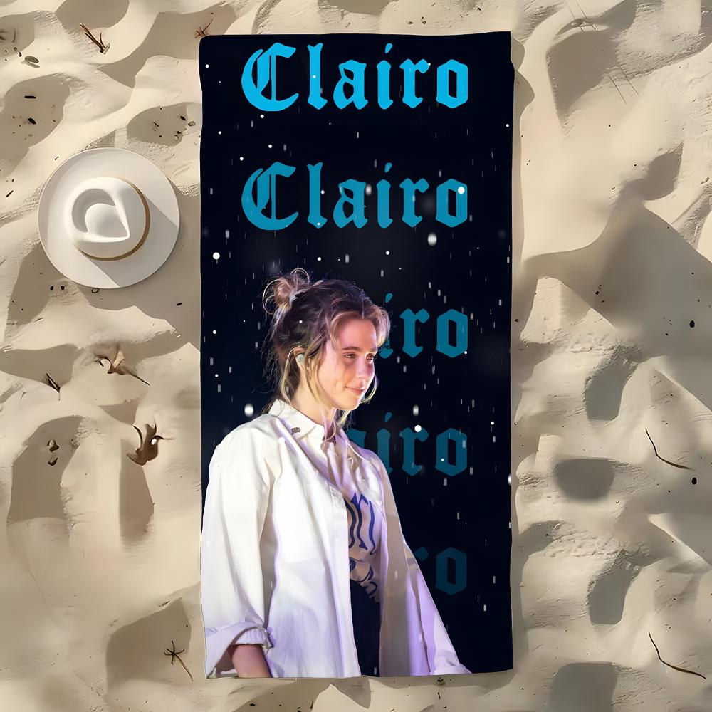 Singer C-Clairo / C-Claire C-Cottrill Towel Microfiber Beach Towel, Quick-Dry, Sand-Free, Ultra-Fine Fiber, Super Soft.