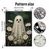 Halloween pearl painting art kit floral ghost handmade diy home decorations