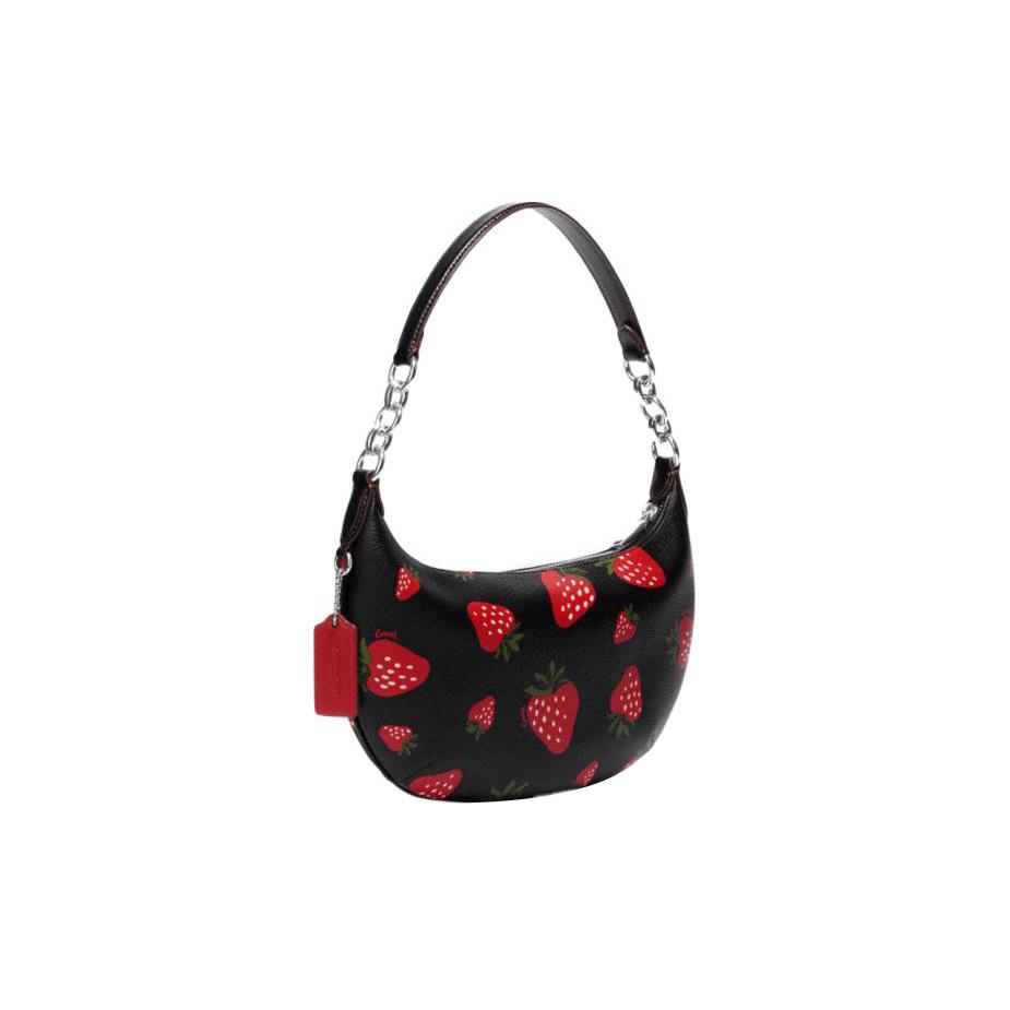 New COACH Payton Cow Leather Crescent Bag, Shoulder Bag, Handbag, Shoulder Bag Women's CH330-SVA47