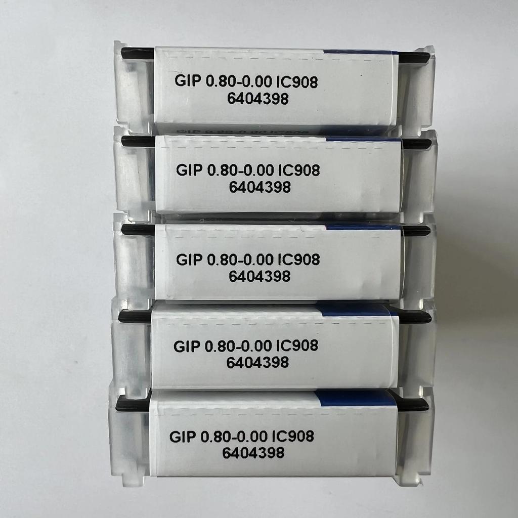 GIP0.80-0.00 IC908 / Industrial indexable Carbide Inserts 10 Pcs