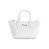 Classic Business Fashion Fabric And Polyurethane Shoulder Crossbody Handbag Mini Women Handbags Egrets-White F13W421165FWT