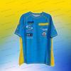 Summer 3d Printed Spanish Aston Driver Fernando Alonso Fans T-shirt Breathable Extreme Sports Men's T Shirt