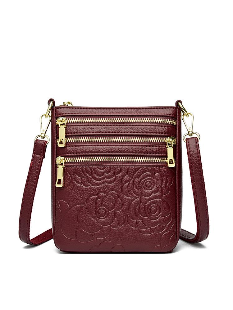 Модная многослойная сумка-кроссбоди для телефона 2025: Универсальная, вместительная, женская маленькая сумка через плечо