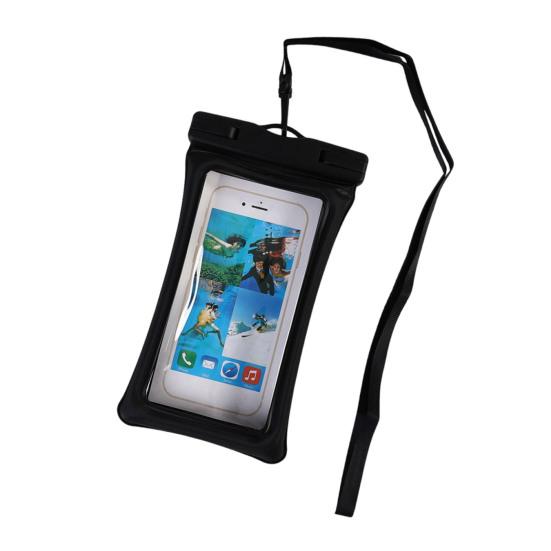 

Waterproof Cell Phone Pouch Underwater Cell Phone Dry Bag Case Lanyard Water Proof Beach Swimming Kayaking Boating Clear Phone Holder Protector чёрный